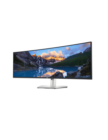 DELL UltraSharp U4924DW computer monitor 49" 5120 x 1440 pixels 5K Ultra HD LCD Black, Silver