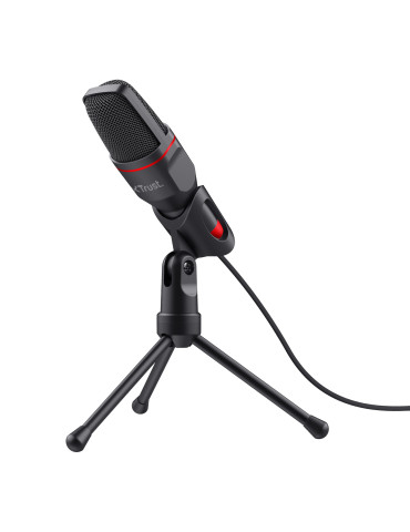 Trust GXT 212 Black, Red PC microphone