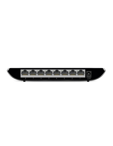 TP-Link TL-SG1008D Hallitsematon Gigabit Ethernet (10 100 1000) Musta