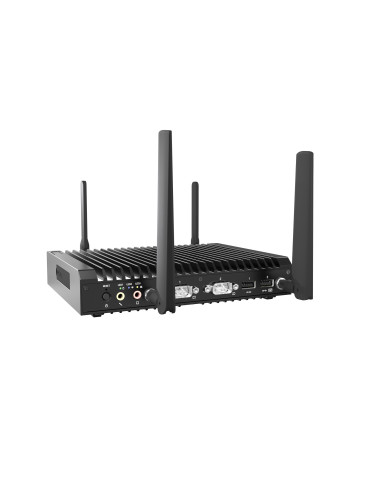 Lenovo ThinkEdge SE10 Intel Atom® x6425RE 8 GB DDR4-SDRAM 256 GB SSD Windows 11 IoT Enterprise Mini PC Black