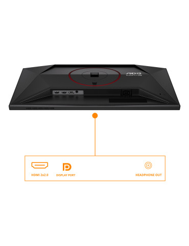 AOC G4 24G4ZR 02 computer monitor 23.8" 1920 x 1080 pixels Black, Red
