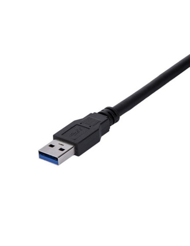StarTech.com USB3SEXT1MBK USB-kaapeli USB 3.2 Gen 1 (3.1 Gen 1) 1 m USB A 5 Gbit s Musta