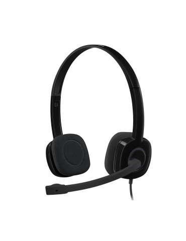 Logitech H150 Headset Wired Head-band Office Call center Black