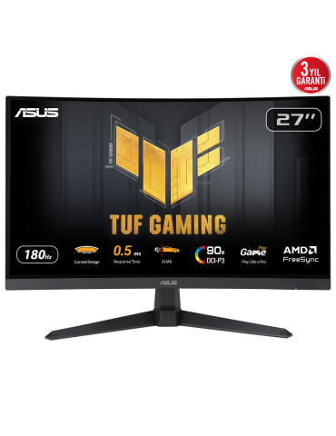 ASUS TUF Gaming VG27WQ3B platta pc-skärmar 68,6 cm (27") 2560 x 1440 pixlar Quad HD LCD Svart