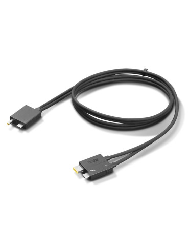 Lenovo 4X91K16970 Thunderbolt-kaapeli 0,7 m 40 Gbit s Musta