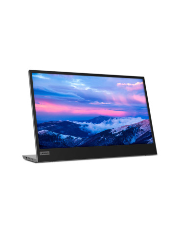 Lenovo L15 tietokoneen litteä näyttö 39,6 cm (15.6") 1920 x 1080 pikseliä Full HD LED Musta, Harmaa