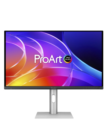 ASUS ProArt OLED PA279CDV tietokoneen litteä näyttö 67,3 cm (26.5") 3840 x 2160 pikseliä 4K Ultra HD QD-OLED Musta, Hopea