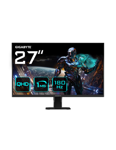GIGABYTE GS27QA tietokoneen litteä näyttö 68,6 cm (27") 2560 x 1440 pikseliä Quad HD LCD Musta