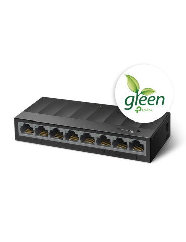 TP-Link LS1008G Hallitsematon Gigabit Ethernet (10 100 1000) Musta