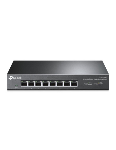 TP-Link TL-SG108-M2 verkkokytkin Hallitsematon 2.5G Ethernet (100 1000 2500) Musta