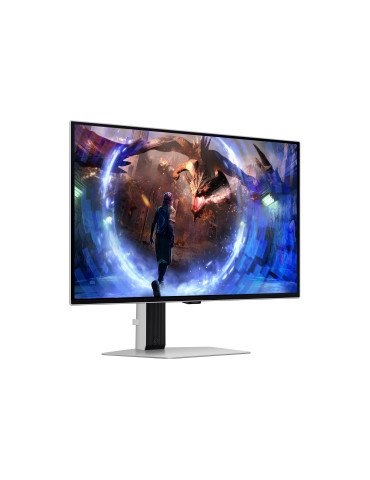 Samsung G60SD tietokoneen litteä näyttö 68,6 cm (27") 2560 x 1440 pikseliä Quad HD OLED Hopea