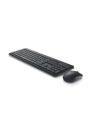 DELL KM3322W keyboard Mouse included Office RF Wireless QWERTY Nordic Black