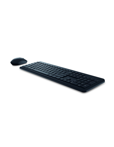 DELL KM3322W keyboard Mouse included Office RF Wireless QWERTY Nordic Black