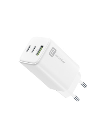 Cellularline 8018080480485 Kannettava tietokone, Universaali Valkoinen AC Pikalataus Sisätila