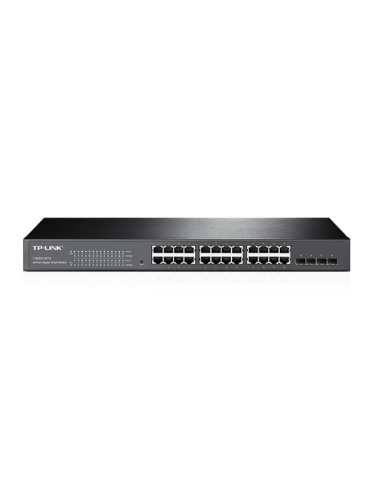 TP-Link T1600G-28TS hanterad L2 L2+ Gigabit Ethernet (10 100 1000) 1U Svart