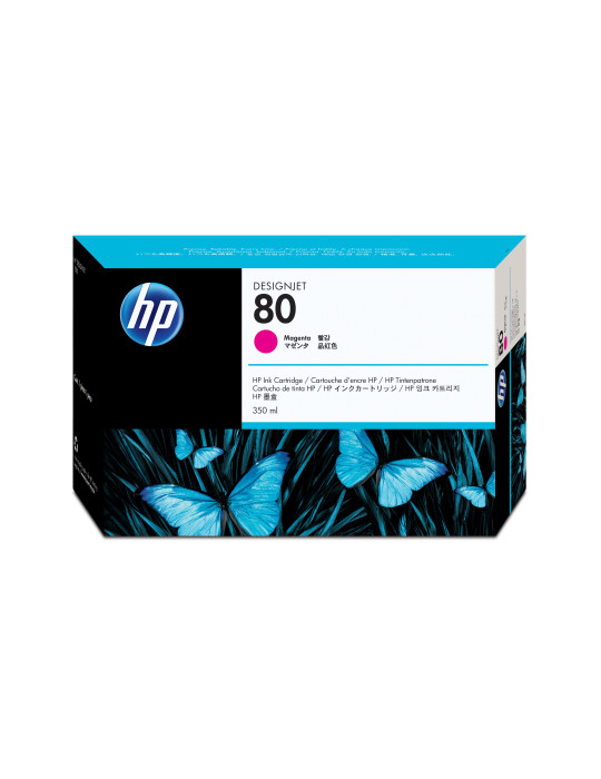 HP 80 350 ml DesignJet-bläckpatron, magenta