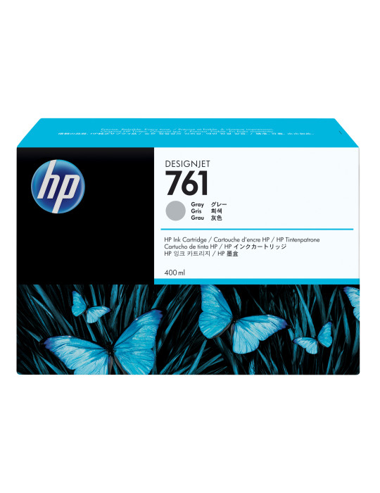 HP 761 400 ml DesignJet-bläckpatron, grå