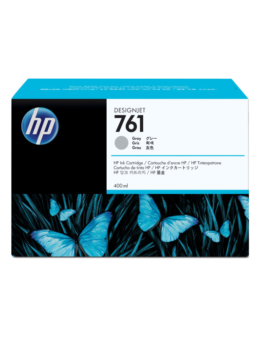 HP 761 400 ml DesignJet-bläckpatron, grå