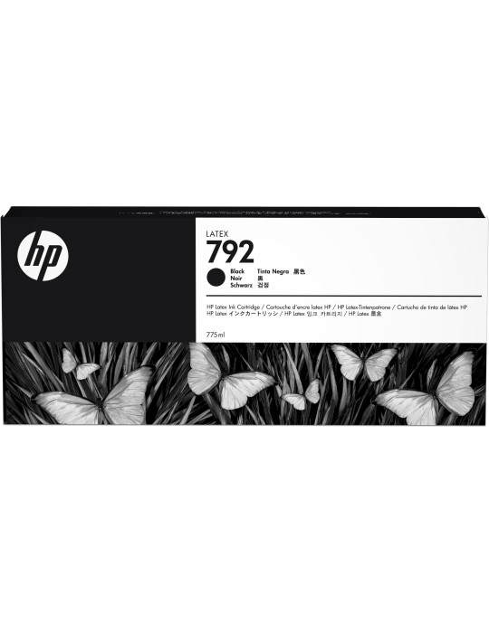 HP 792 775-ml Black Latex Ink Cartridge