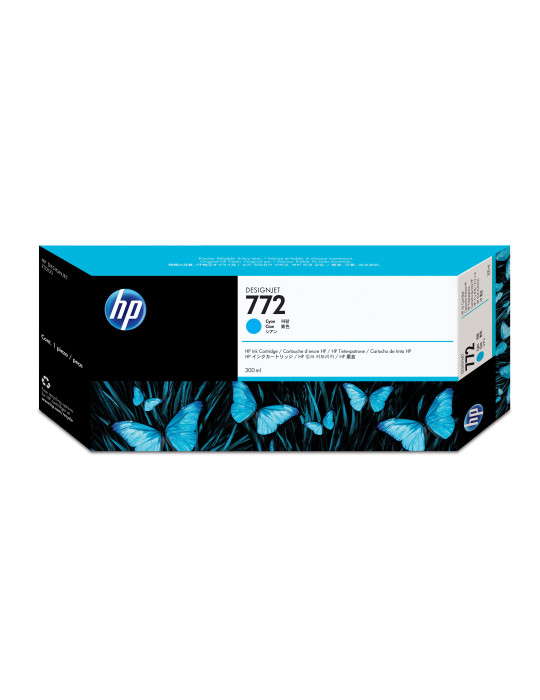 HP 772 300-ml Cyan DesignJet Ink Cartridge