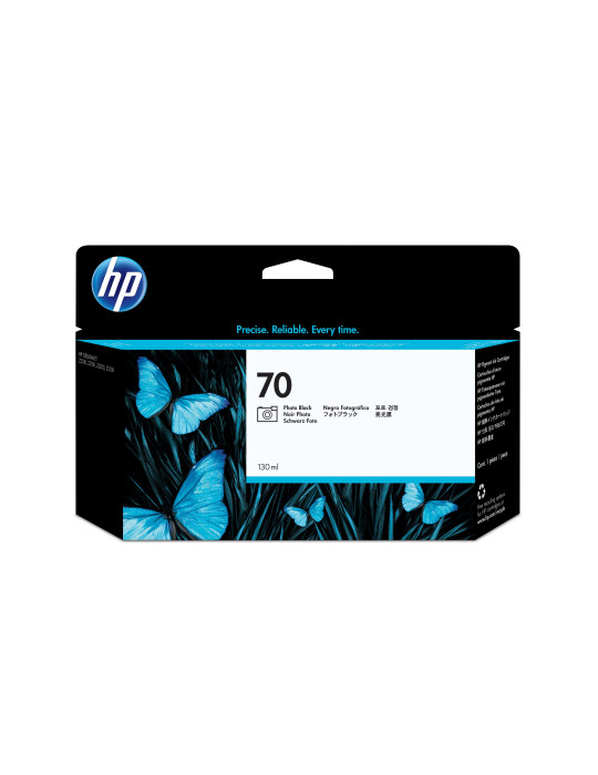 HP 70 130-ml Photo Black DesignJet Ink Cartridge