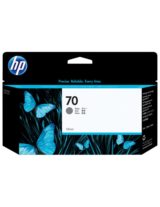 HP 70 130-ml Gray DesignJet Ink Cartridge