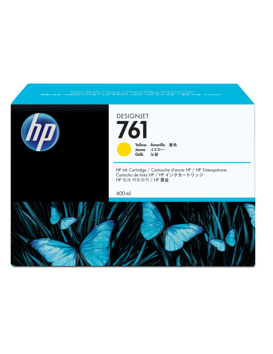 HP 761 400 ml DesignJet-bläckpatron, gul