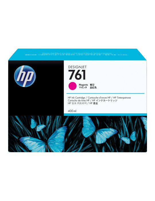 HP 761 400 ml DesignJet-bläckpatron, magenta