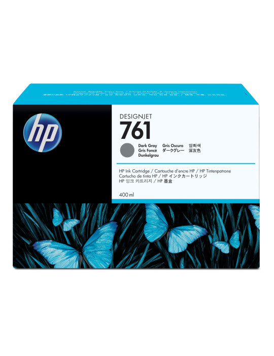 HP 761 400-ml Dark Gray DesignJet Ink Cartridge