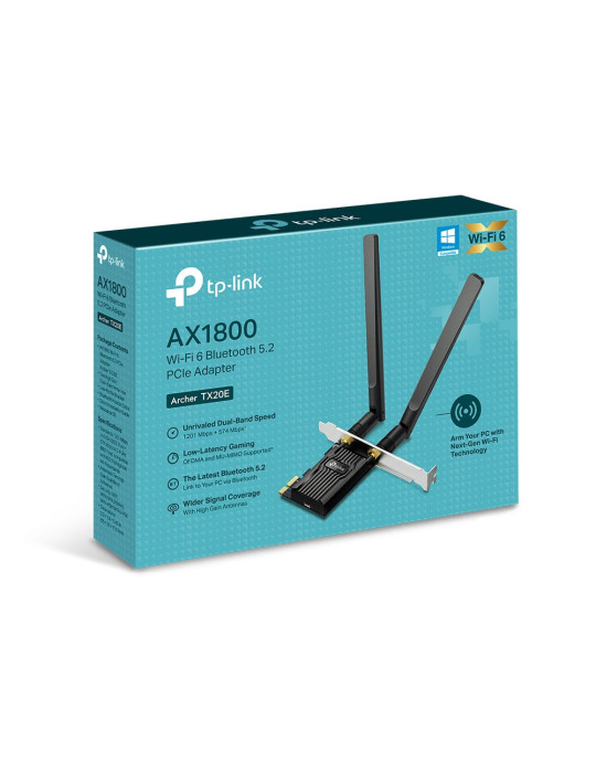 TP-Link Archer TX20E Sisäinen WLAN   Bluetooth 1800 Mbit s