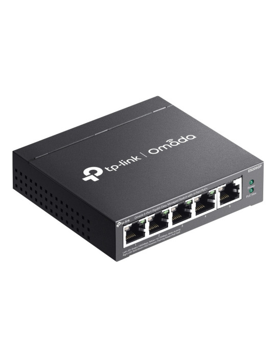 TP-Link Omada ES205G Managed Gigabit Ethernet (10 100 1000) Power over Ethernet (PoE) Black