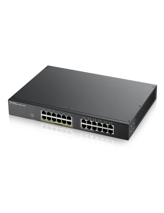 Zyxel GS1900-24EP hanterad L2 Gigabit Ethernet (10 100 1000) Strömförsörjning via Ethernet (PoE) stöd Svart