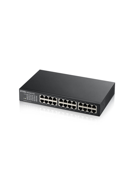 Zyxel GS1100-24E Ohanterad Gigabit Ethernet (10 100 1000) Svart