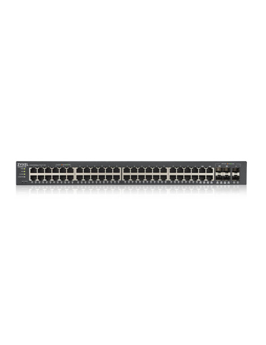 Zyxel GS1920-48V2 hanterad Gigabit Ethernet (10 100 1000) Svart