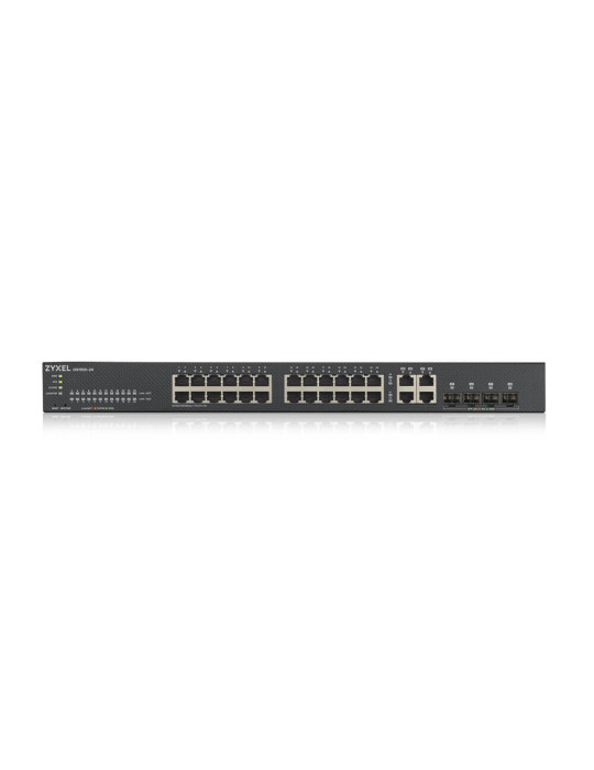 Zyxel GS1920-24V2 hanterad Gigabit Ethernet (10 100 1000) Svart