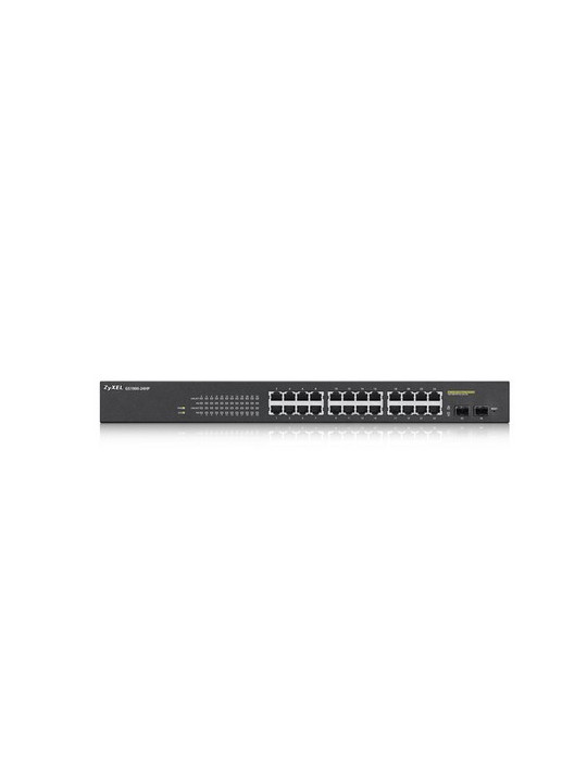 Zyxel GS1900-24HP hanterad Gigabit Ethernet (10 100 1000) 1U Svart