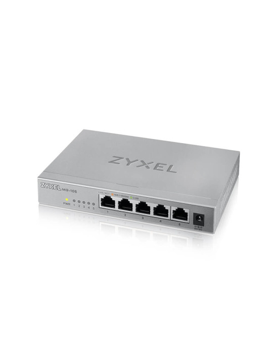 Zyxel MG-105 Ohanterad 2.5G Ethernet (100 1000 2500) Stål