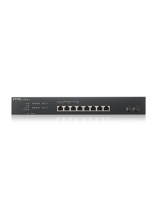 Zyxel XS1930-10-ZZ0101F nätverksswitchar hanterad L3 10G Ethernet (100 1000 10000) Svart