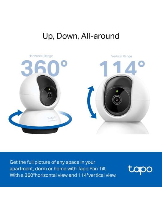 TP-Link Tapo C220 Spherical IP security camera Indoor 2560 x 1440 pixels Desk