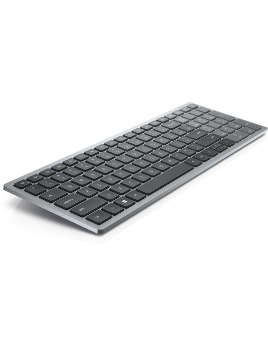 DELL KB740 tangentbord Kontor Trådlös RF + Bluetooth QWERTY Nordic Grå, Svart