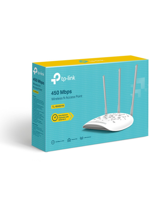 TP-Link TL-WA901N 450 Mbit s Vit Strömförsörjning via Ethernet (PoE) stöd