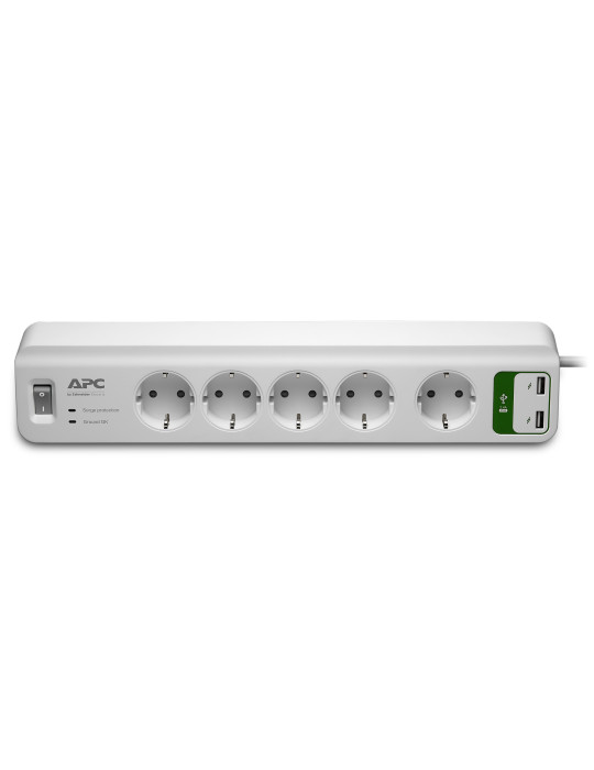 APC PM5U-GR surge protector White 6 AC outlet(s) 230 V 72" (1.83 m)