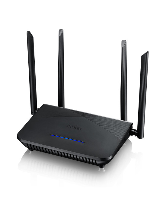 Zyxel NBG7510 trådlös router Gigabit Ethernet Dual-band (2,4 GHz   5 GHz) Svart