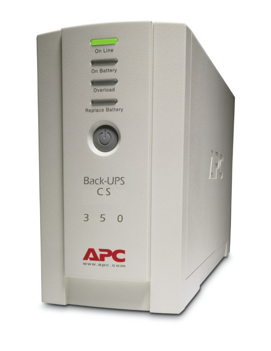 APC Back-UPS uninterruptible power supply (UPS) Standby (Offline) 0.35 kVA 210 W 4 AC outlet(s)