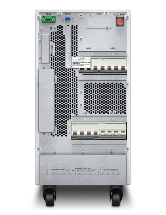 APC Easy 3S UPS-virtalähde Taajuuden kaksoismuunnos (verkossa) 15 kVA 15000 W