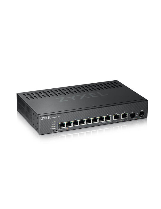 Zyxel GS2220-10-EU0101F nätverksswitchar hanterad L2 Gigabit Ethernet (10 100 1000) Svart