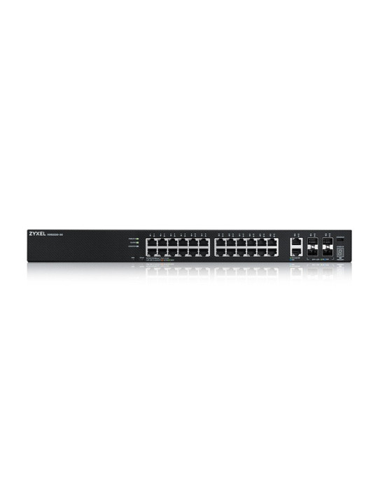 Zyxel XGS2220-30 hanterad L3 Gigabit Ethernet (10 100 1000) Svart