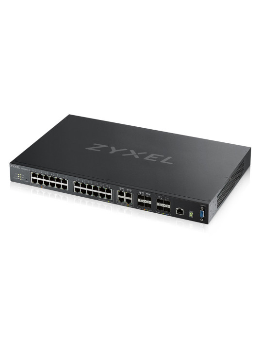 Zyxel XGS4600-32 hanterad L3 Gigabit Ethernet (10 100 1000) Svart