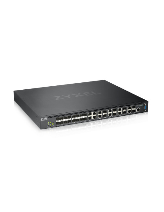 Zyxel XS3800-28 hanterad L2+ 10G Ethernet (100 1000 10000) Svart