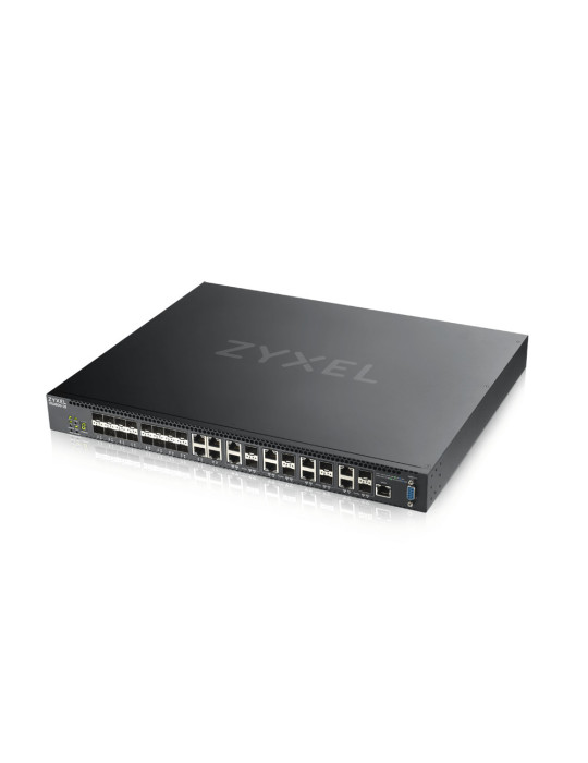 Zyxel XS3800-28 hanterad L2+ 10G Ethernet (100 1000 10000) Svart